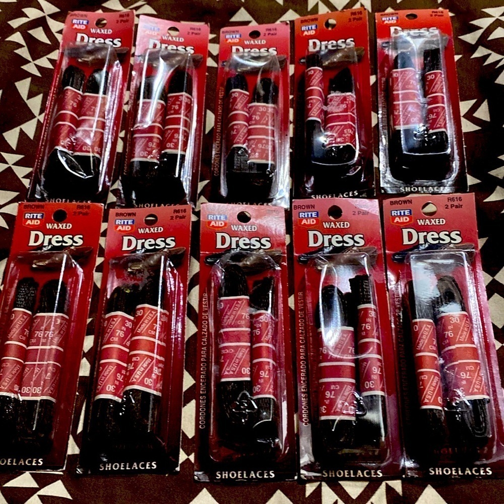 3/$20.   Brown Shoe Laces for Dress Shoes Lifestyle Old Money Shoe Accessories